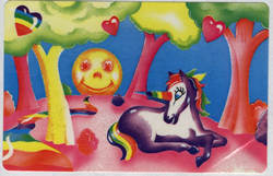 lisa frank stickers unicorn