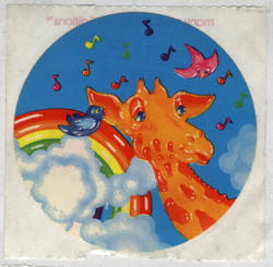 lisa frank stickers giraffe