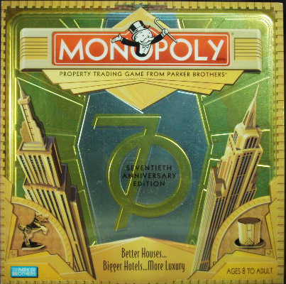  Monopoly Seventieth Annivesary Edition 