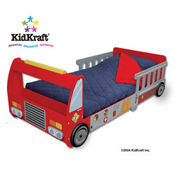 Fire Truck Toddler Cot