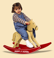 Radio Flyer 317 Classic Wood Rocking Horse