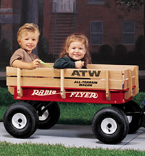 Radio Flyer 32 All-Terrain Steel & Wood Wagon