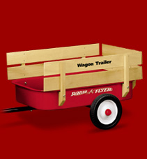 Red Wagons by Radio Flyer Steel Built Radio Flyer Wagons