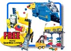FREE Power ROK-Lift with RC Forklift and RC Monorail
