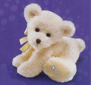 Shining Star Cream Bear by Russ Berrie