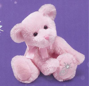 Shining Star Pink Bear  by Russ Berrie