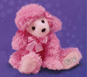 Shining Star Pink Poodle  by Russ Berrie