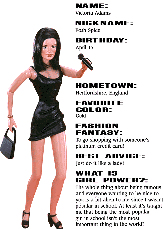 posh spice doll in box