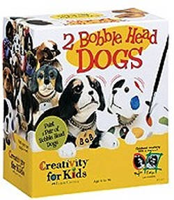 Creativity 1385   2 Bobble Head Dogs border=